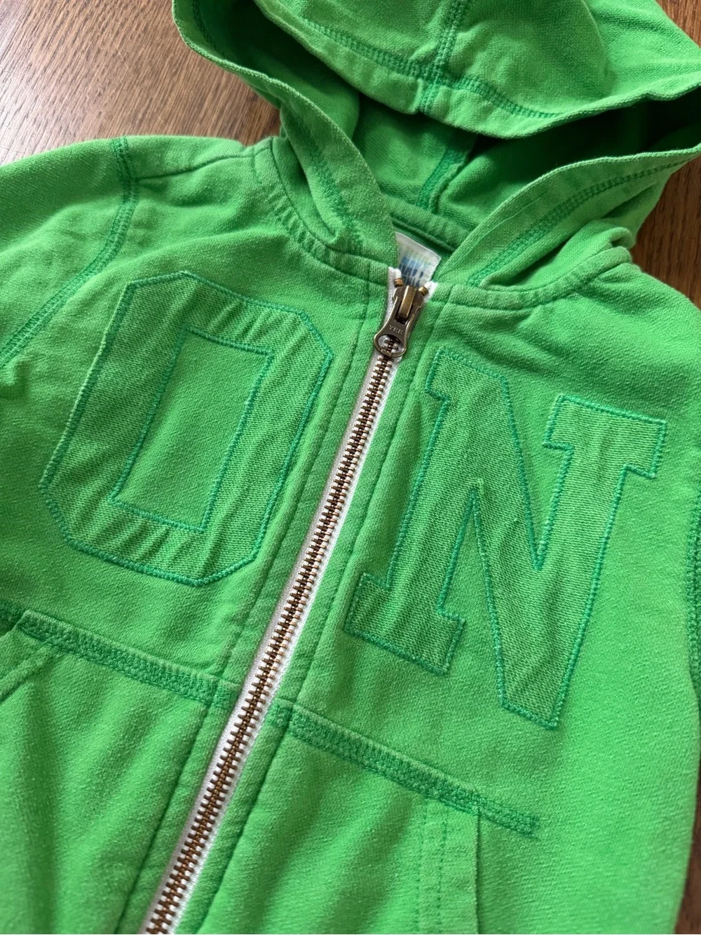 Old Navy Green Zip-Up Hoodie Sweatshirt, size 18-24M